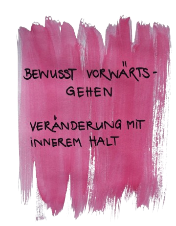 Bild mit bewusst vorwärtsgehen